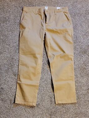 GAP Straight Leg Chino Pants - Tan